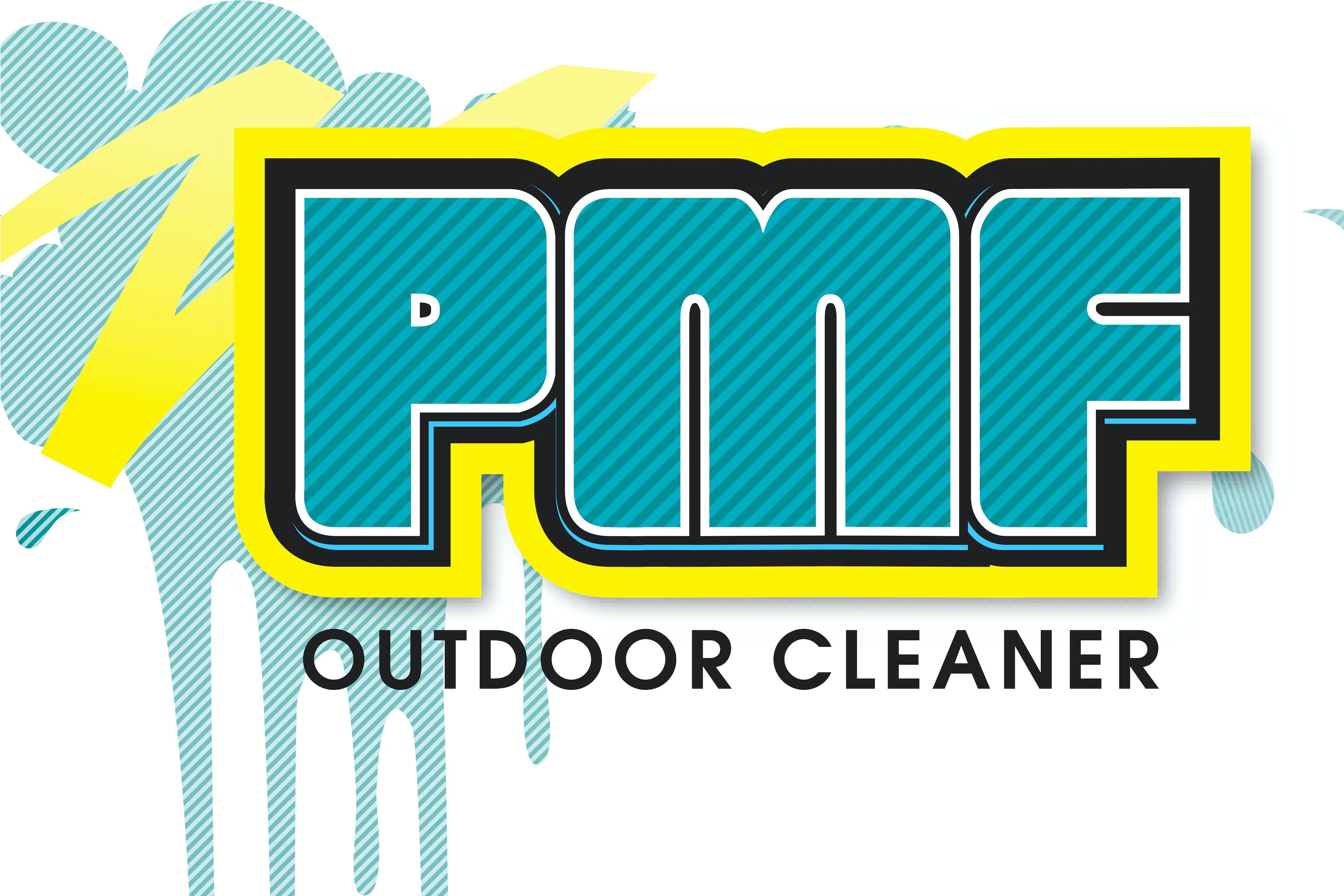 PMF Outdoor Cleaner Concentrate Spray and leave to remove moss mould algae and lichen industrial strength formulation