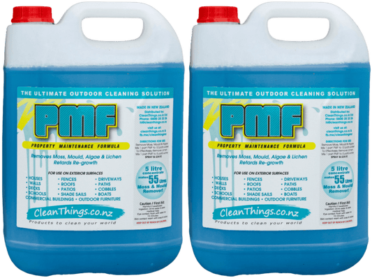 PMF Outdoor Cleaner Concentrate Moss Mould Remover 10 ltrs. Buy 2x 5 ltrs & save - Outdoor Cleaner - Clean Things