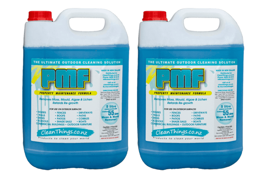 PMF Outdoor Cleaner Concentrate Moss Mould Remover 10 ltrs. Buy 2x 5 ltrs & save - Outdoor Cleaner - Clean Things