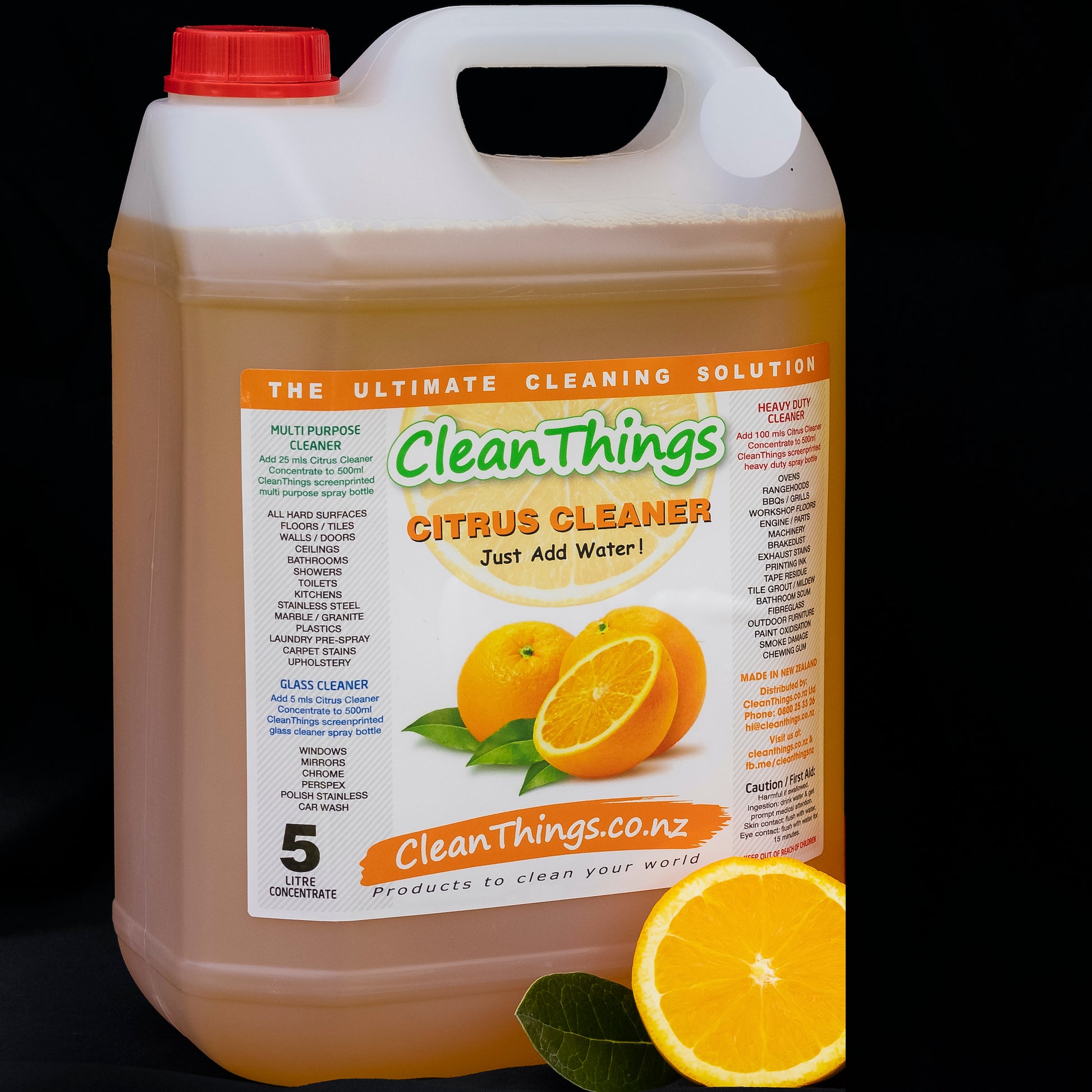 Citrus Cleaner Concentrate 5 litres The best cleaning product Clean almost anything makes 100 litres multi purpose cleaner