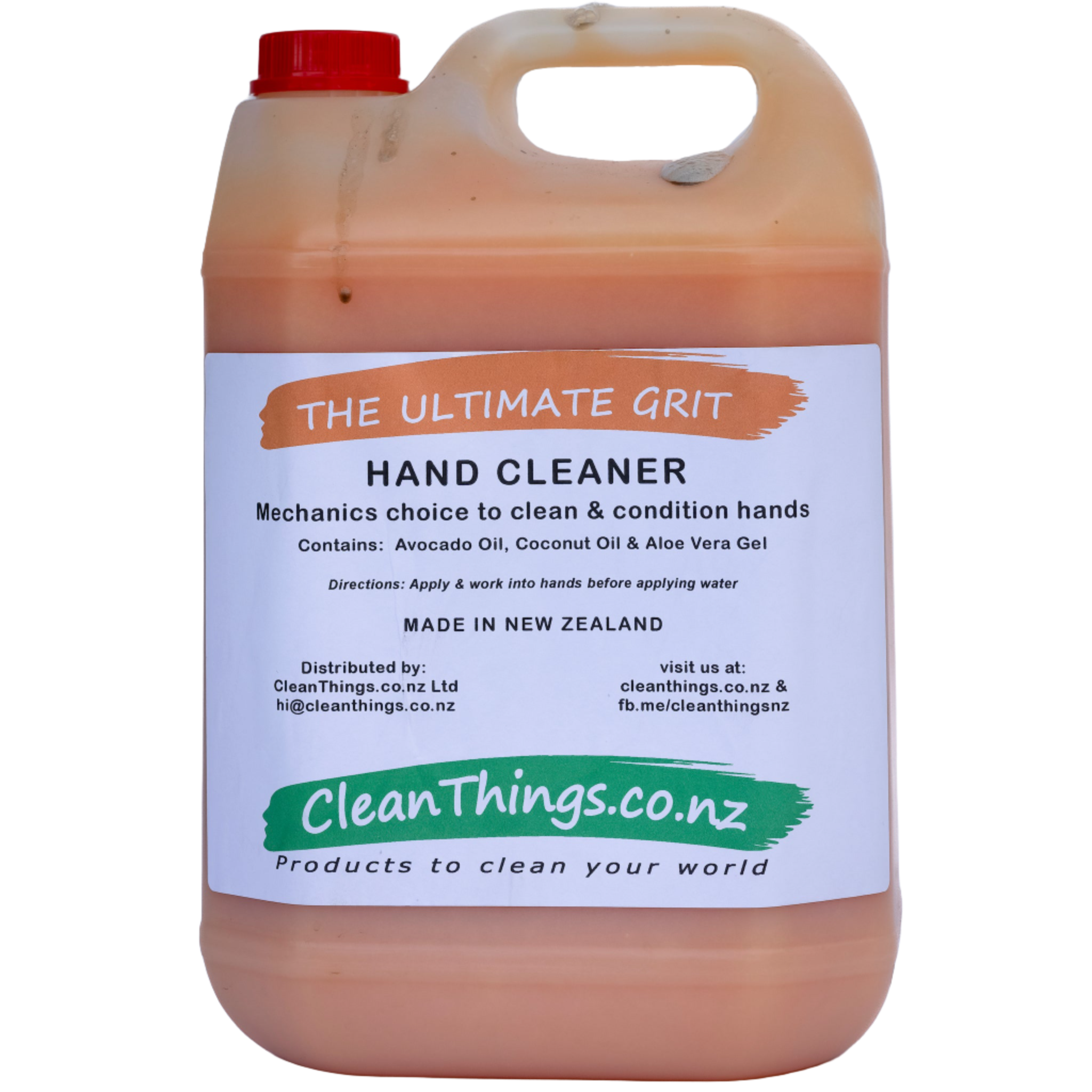 Citrus Grit Hand Cleaner Mechanics choice to clean and condition hands The Ultimate Grit is proudly Made in New Zealand