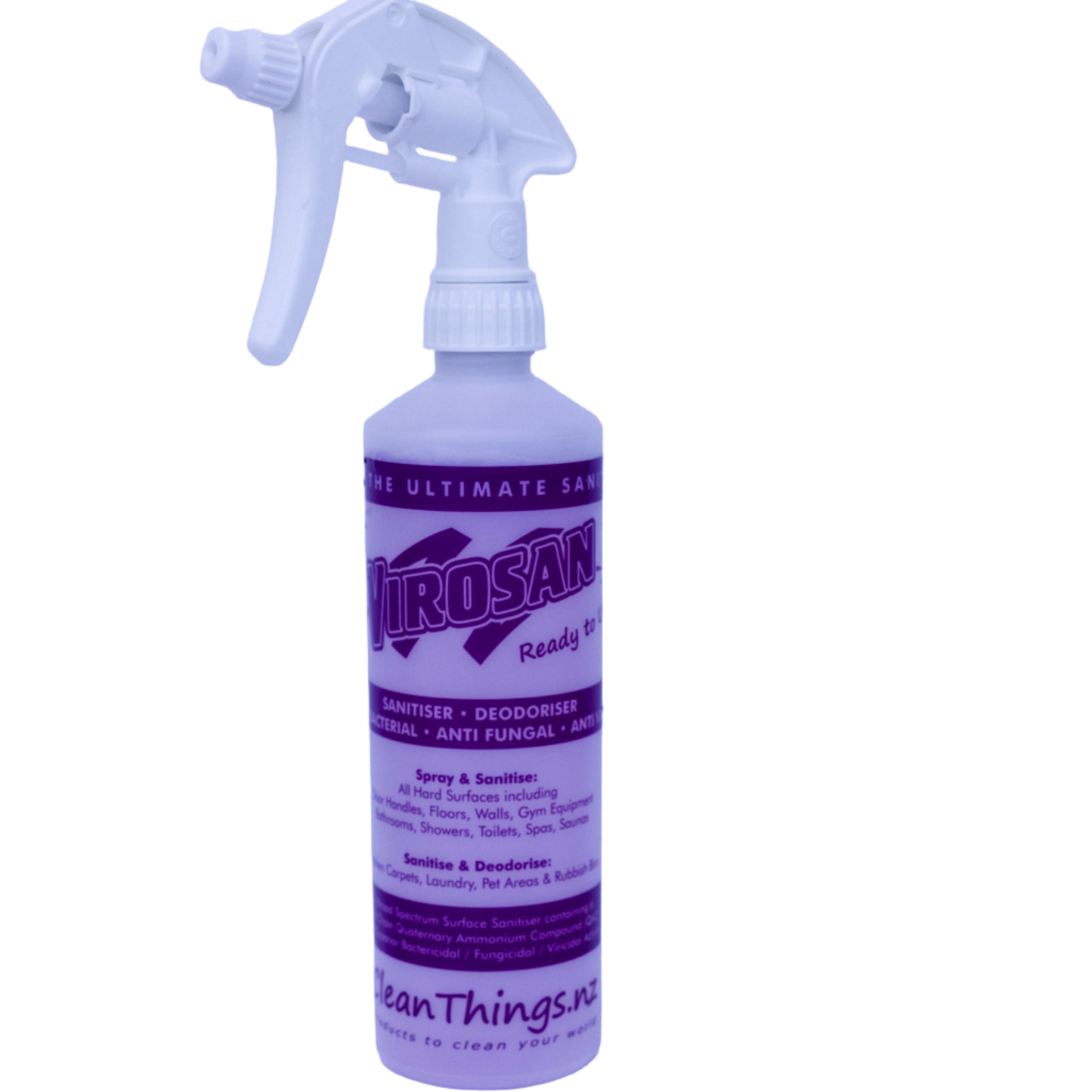 Virosan Sanitiser Deodouriser RTU 500ml spray bottle I’m refillable Please re-use me again & again with our concentrate u can