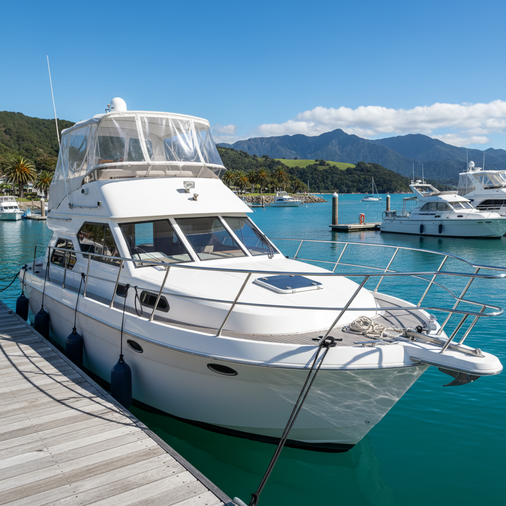Clean boat in NZ
