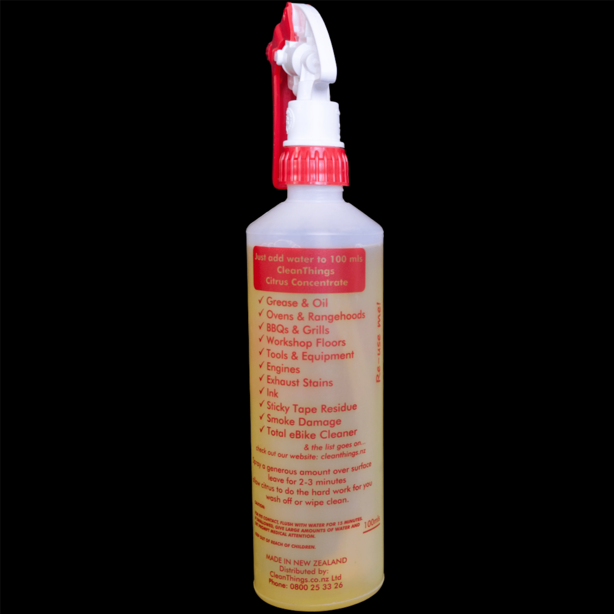 Heavy Duty Cleaner Spray Bottle Red 500ml (ready to use) - Cleaning Product - Clean Things