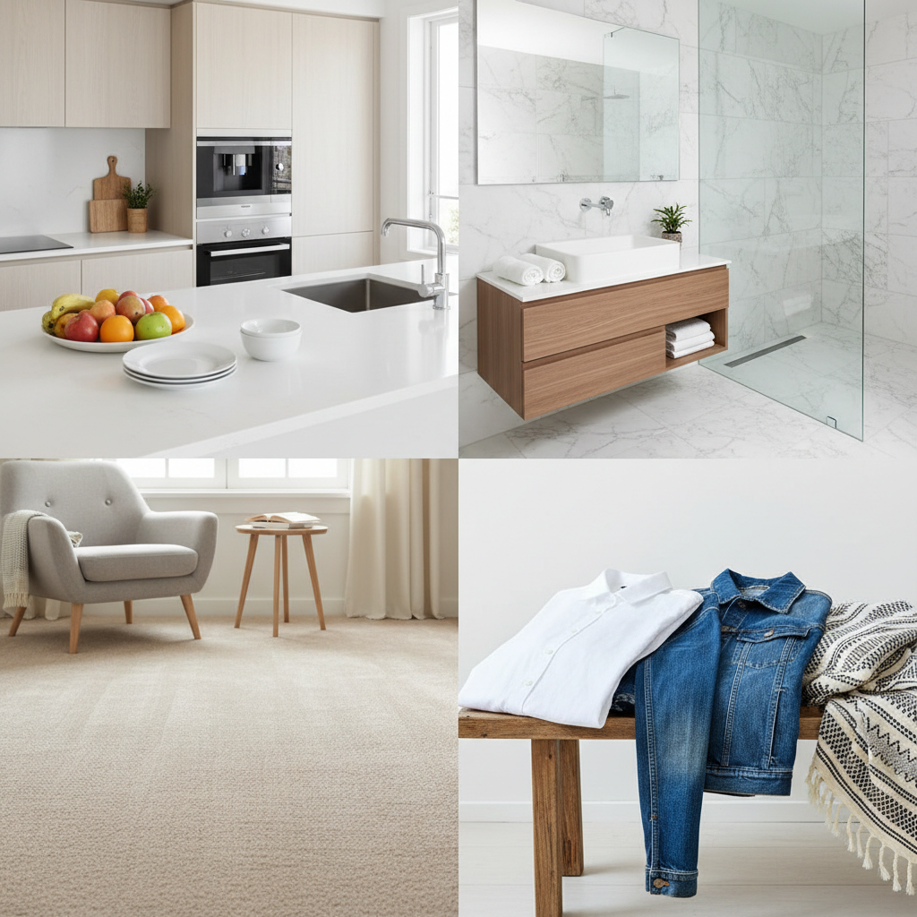 Multi-purpose cleaning - kitchen, bathroom, carpet, clothing