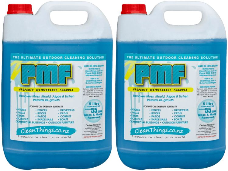 PMF Outdoor Cleaner Concentrate Moss Mould Remover 10 ltrs. Buy 2x 5 ltrs & save - Outdoor Cleaner - Clean Things